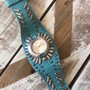 Nine West Leather Watch